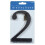Distinctions 843142 Sort flush-mount 4-tommer hus nummer 2 2