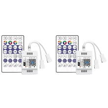 2X DC12-24V 28 Key Controller Remote Control for WS2811 LED Strip