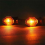 2Pcs Universal Turn Signal Light Bulbs Black Amber 12V 7