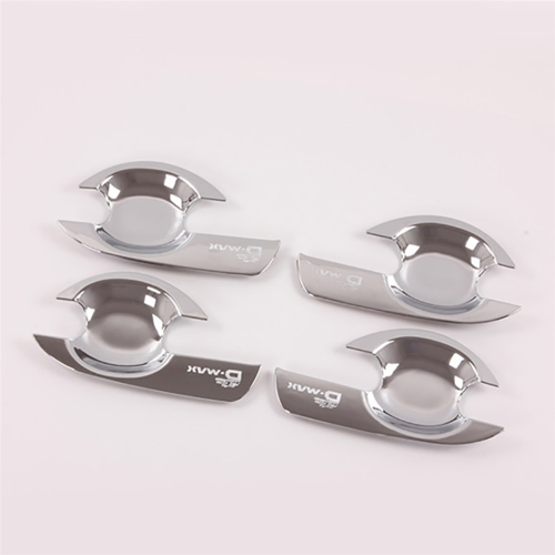 4Pcs ABS Chrome Car Door Handle Bowl Cover for D-MAX 2012-2018 2