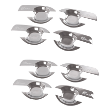 4Pcs ABS Chrome Car Door Handle Bowl Cover for D-MAX 2012-2018