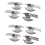 4Pcs ABS Chrome Car Door Handle Bowl Cover for D-MAX 2012-2018 1