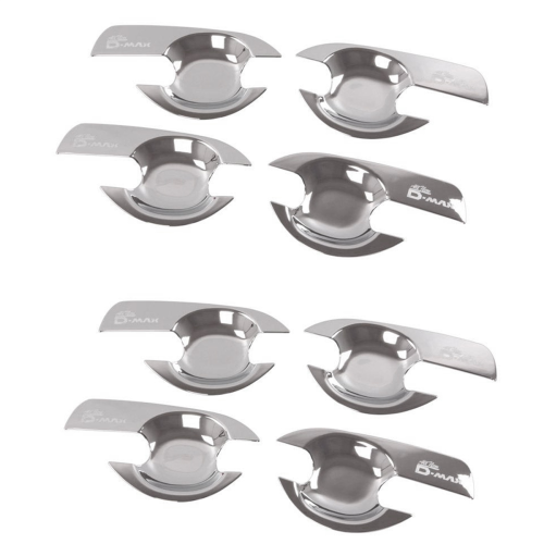 4Pcs ABS Chrome Car Door Handle Bowl Cover for D-MAX 2012-2018