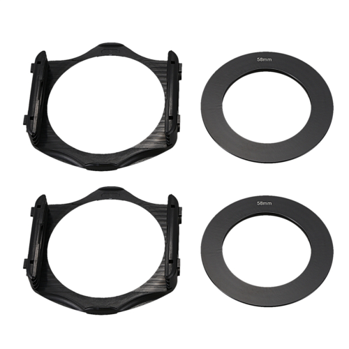 58mm Adapter Ring + 3-Slot Filter Holder for P Series Camera 1