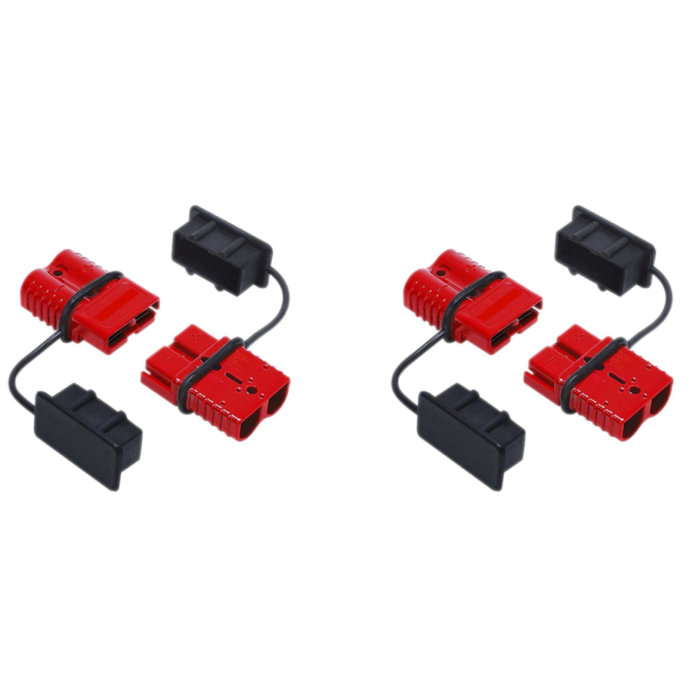 50A 600V Pair Plug Battery Trailer Quick Connector Kit 4853890025365