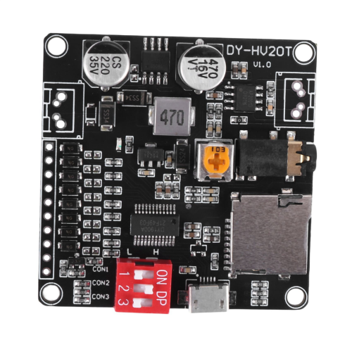DY-HV20T Voice Playback Module Supporting Micro-SD Card for 2