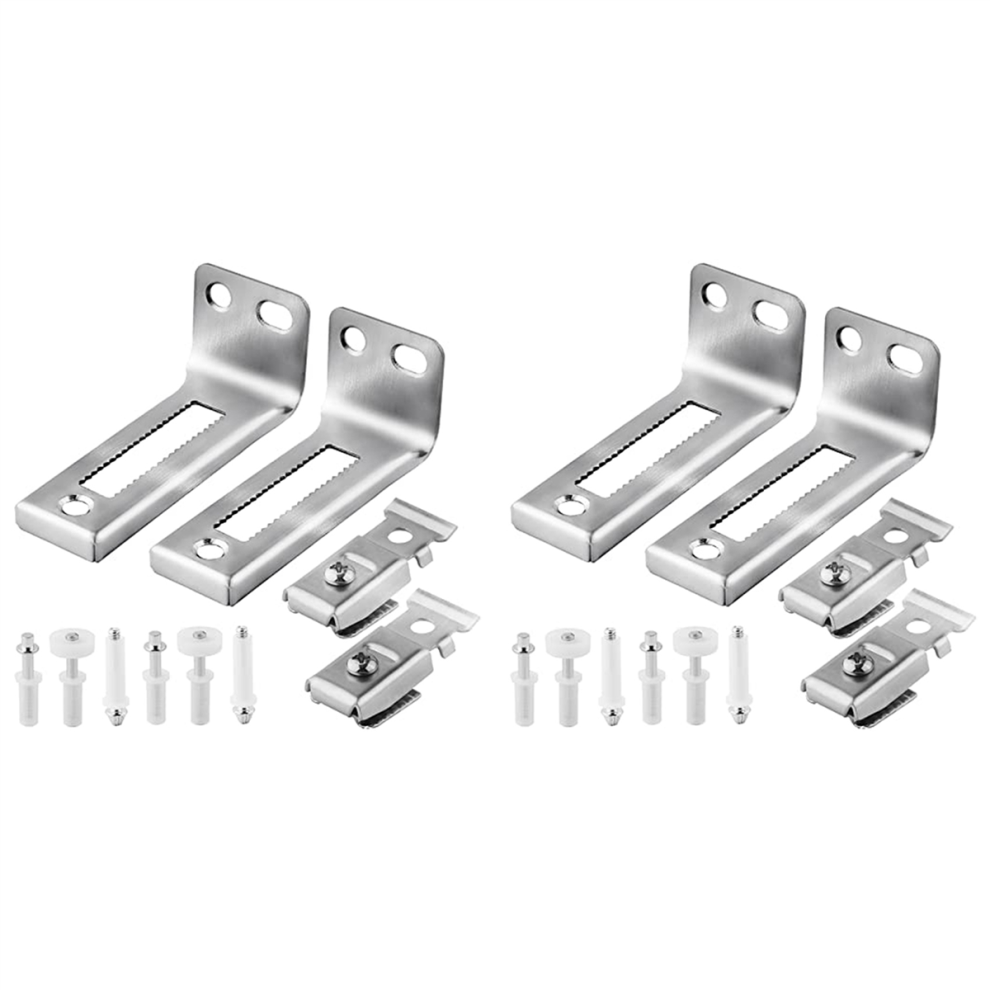 Bi Fold Door Hardware Set, 2 Packs Of Louver 4853890023682