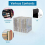 4 Pcs Clear Acrylic CD Holder with Tackable DVD Display Rack 3