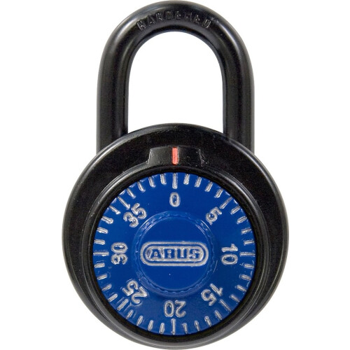 Abus ABUS 78/50 KC 2-Inch Locker Dial Combination Padlock with Key Control, Black