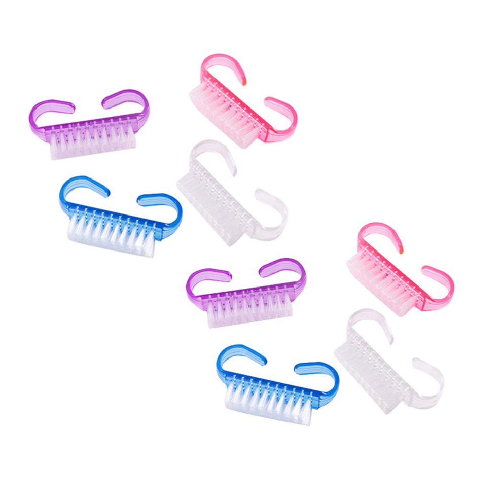 Spactz 10Pcs Nail Cleaning Brushes Cleaner Scrubbing Kit For Toes And Nails