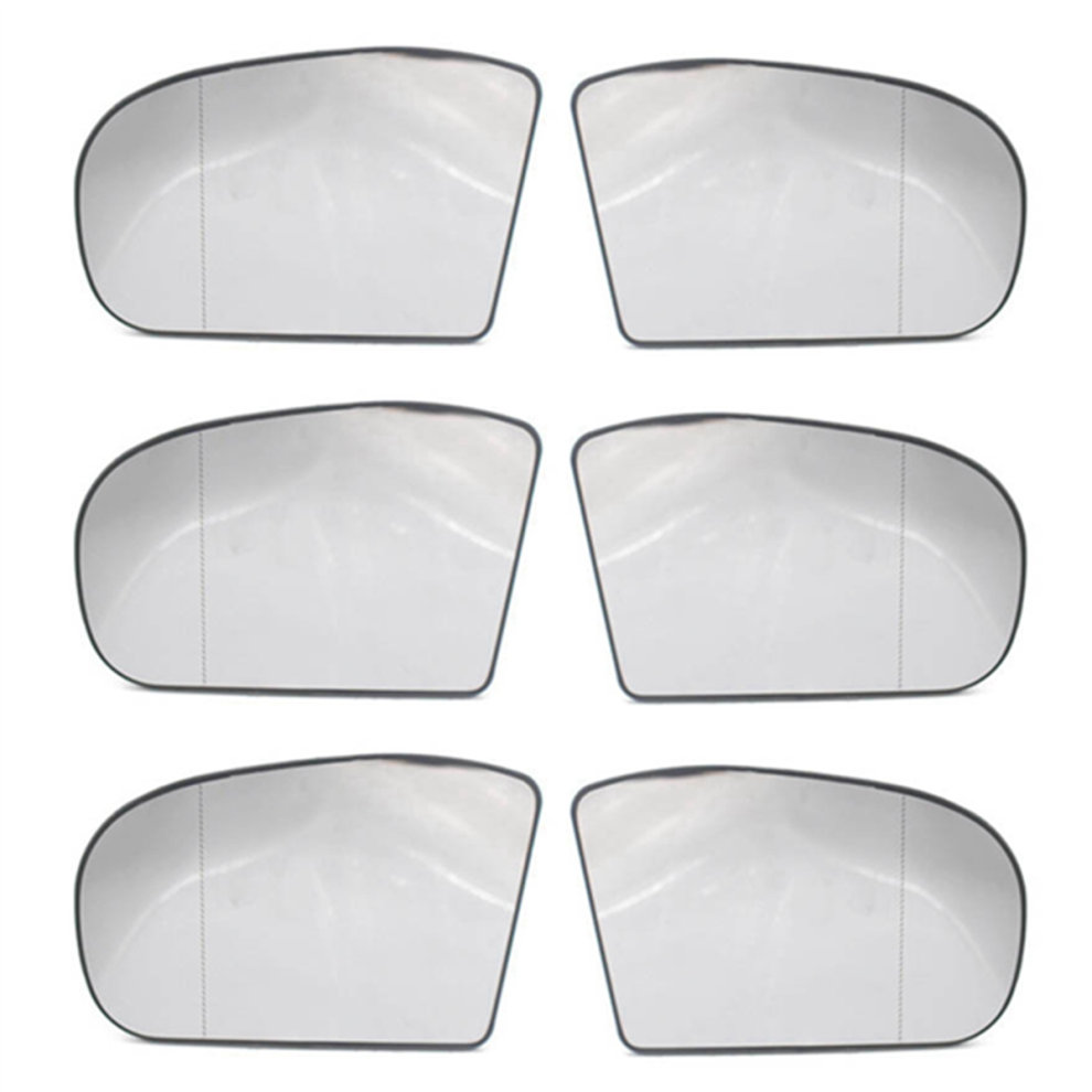 1 Pair Right & Left Side Mirror Glass Len For W203 W211 4851175015803