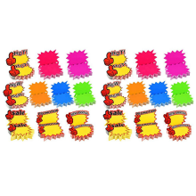 500 Pieces Burst Signs Store Blank Star Shape Retail Sale Tags