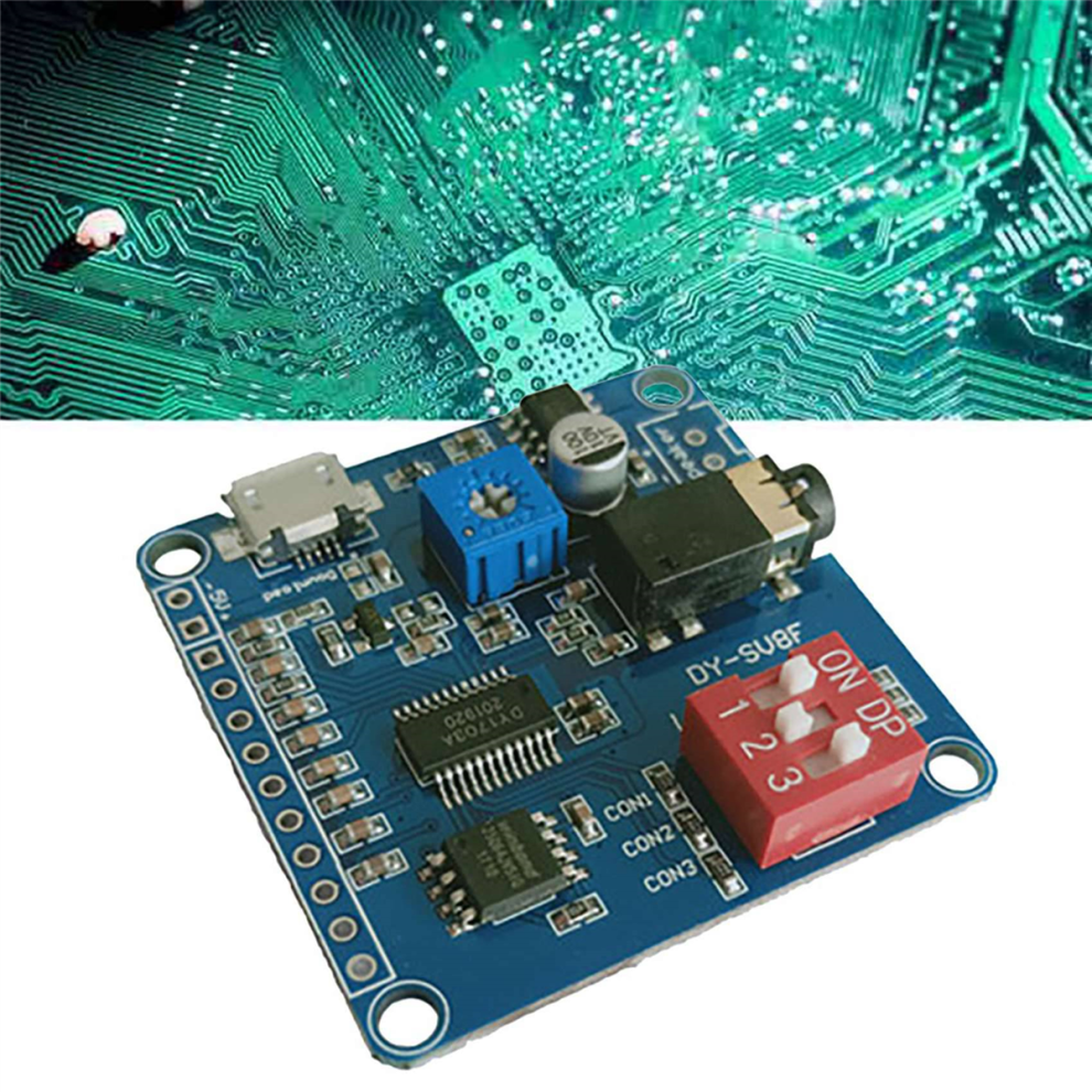 Dy-Sv8f Voice Playback Module Mp3 Player Sd/Tf Card For 4851175014073