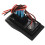 12-24V LED Test Panel Rocker Switch Boat Voltmeter 4P ON-OFF-ON 4