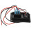12-24V LED Test Panel Rocker Switch Boat Voltmeter 4P ON-OFF-ON 8