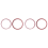 For 48 Needle Knitting Machine Accessories Pink Sleeve Circle 1