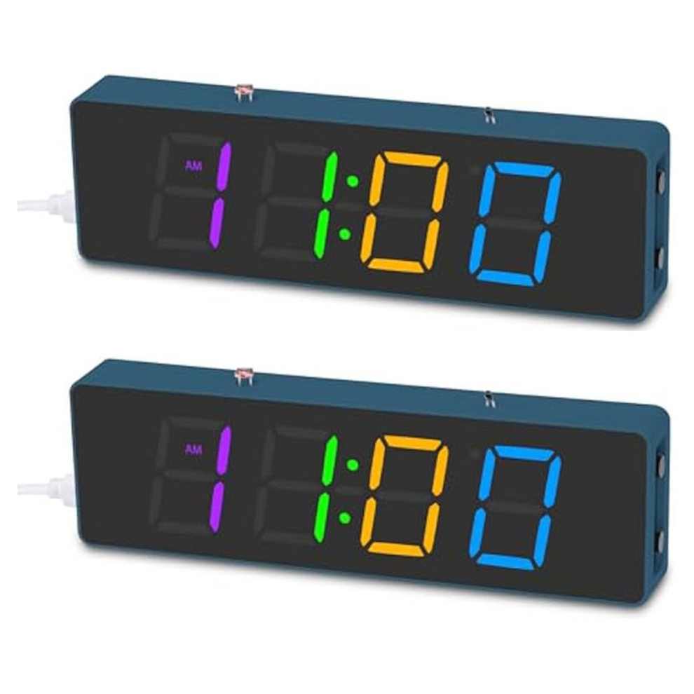 Soldering Practice Kit, 4-Digit Digital Alarm Clock Kit With Rgb Mode Spactz