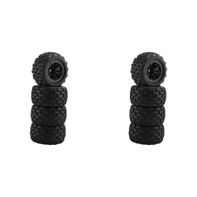 4Pcs Tire Wheel Tyres for Go 1/16 RC Car Spare Parts
