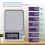 High Scale, 1000GX0.01G Digital LCD Stainless USB Charge 5