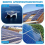 4 Pack Solar Panel Holders, 10-60 Attachment Module, for 6