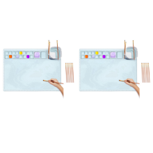 Silicone Painting Mat Palette Graffiti