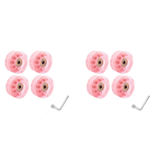 4-Piece 32 x 58mm 82A Roller Skate Wheels with Bearings for Indoor