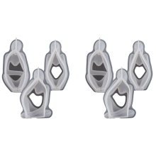 3PCS Thinkers Portrait Ornaments Epoxy Resin Silicone Mold