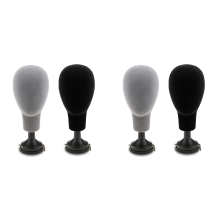 Mannequin Head Model Wigs Cap Glasses Flocking Foam Male Female