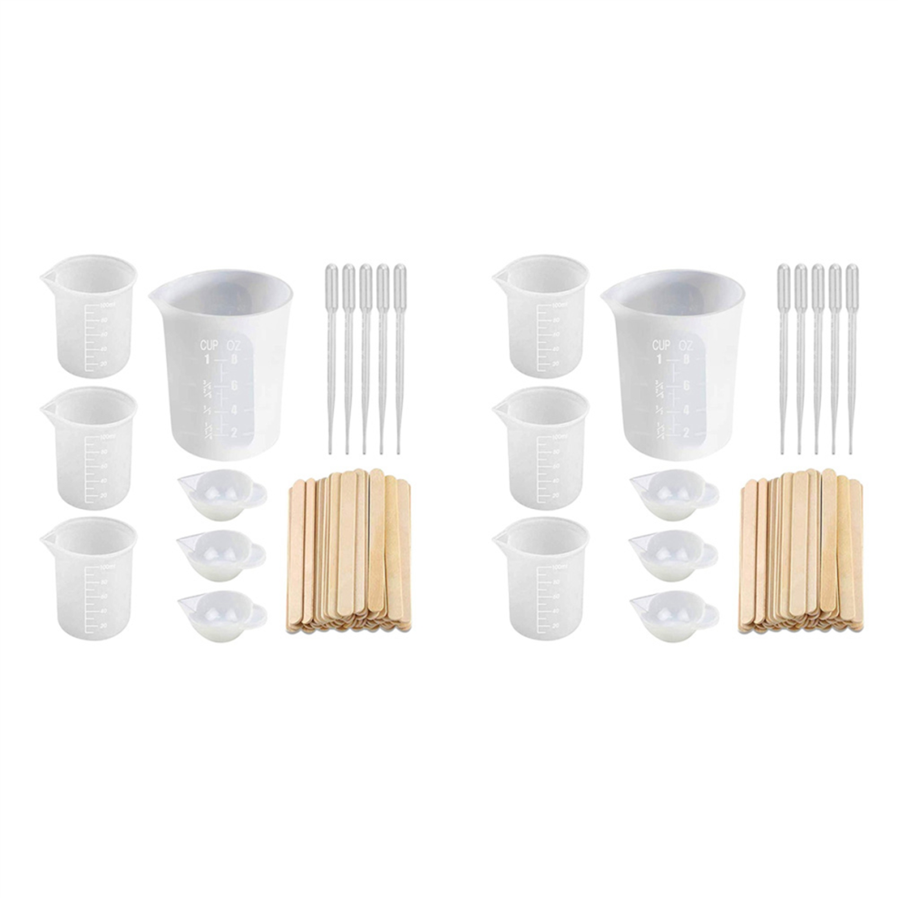 Silicone Measuring Cups For Epoxy Resin, Resin Casting Container 4853890069314