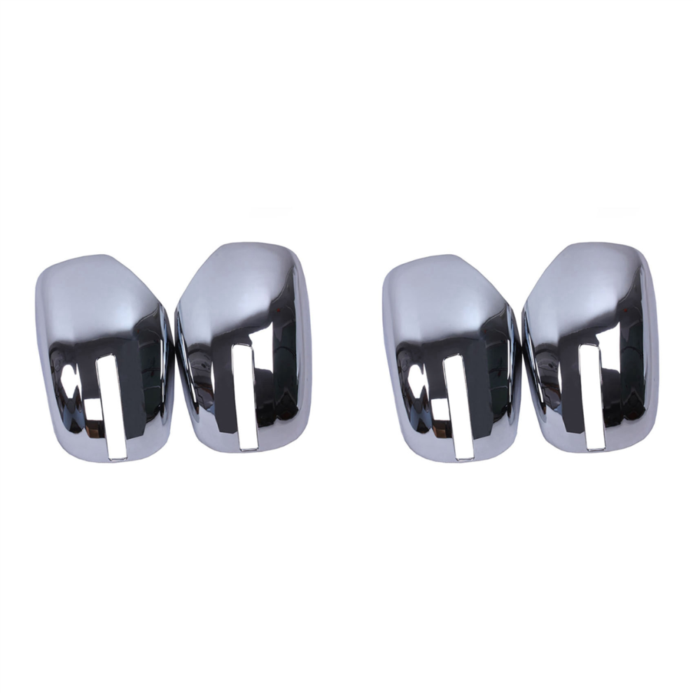 2Pcs Car Abs Chrome Rear View Side Mirror Cover Trim For Light 4853890068607