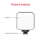 Mini LED Video Light Photography 2W Dimmable 6500K Fill Panel Lamp 6