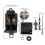 2X Quartz Pendulum Clock Movement with Hands,with Music Box Speaker 9