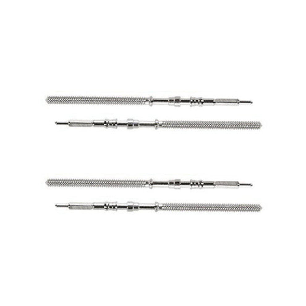 2Pcs Watch Winding Stem Replacement Wrist For Nh35 Nh36 Movement Silver 4853890073786