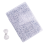 1200Pcs Letter Beads Sorted Alphabet White Bead Kit 4