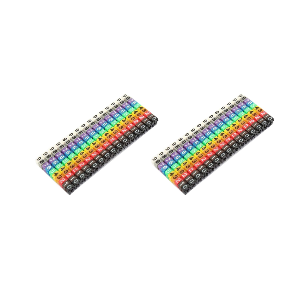 Cable Marker Plastic Number Wire Label Tube Set (150Pcs Kcm-1.5Mm) 4853890080890