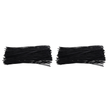 200x Plastic Shell Package Reusable Twist Ties Cable Fasteners 150mm