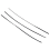 200x Plastic Shell Package Reusable Twist Ties Cable Fasteners 150mm 8