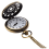 Bronze Pocket Watch Quartz Clock Necklace Pendant 6
