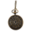Bronze Pocket Watch Quartz Clock Necklace Pendant 5