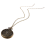 Bronze Pocket Watch Quartz Clock Necklace Pendant 3