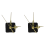 Clock plastic+Metal Texture Retro Wall movement Gold 1