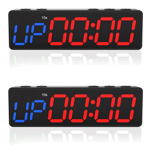 Workout Clock with Battery, Portable Mini Gym Timer