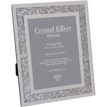 Gem Mirrored Photo 7x5''Frame 25x20Cm