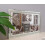 2x Silver Glass Photo 6x4'' Frame 50x34Cm 1
