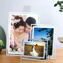 4x Glass Silver Photo 6x4'' Frame 10x15Cm
