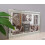 Silver Sparkle Glass Photo 6x4'' Frame 50x34Cm 1