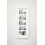 White Collage 5 Photo 6x4'' Frame 26x65Cm 1