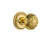 Nostalgic Warehouse Rope Rosette with Egg & Dart Knob Single Dummy Unlacquered Brass 1
