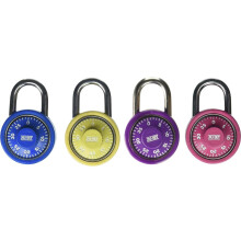 Zmek NU-SET | Vcebarevn sada kombinovanho visacho zmku z laminovan oceli | Sada 4 balen laminovanho visacho zmku Spin Dial pro zabezpecen
