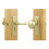 Deltana SDLS480U3UNL Solid Brass Storm Door Latch with Rectangular Rose 1